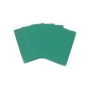 Cut Cards: Narrow Size, Green (Set of 4)
